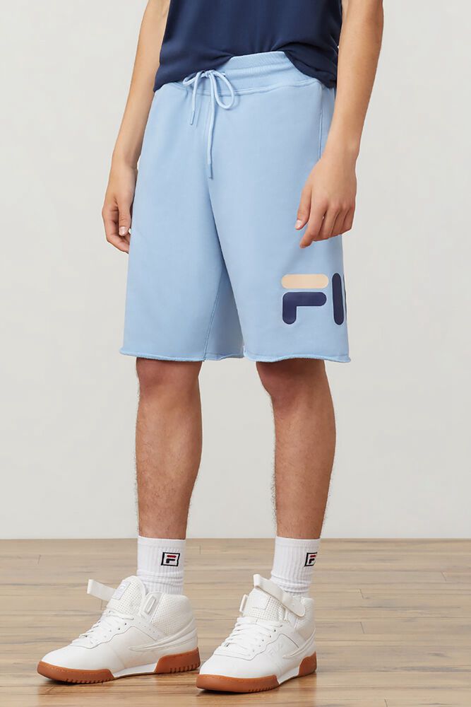 Fila George Blue Shorts Mens - NZ 46953-UZFM